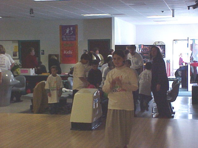 Even the kids bowl!